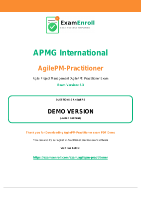 AgilePM Practitioner Questions Answers PDF Dump
